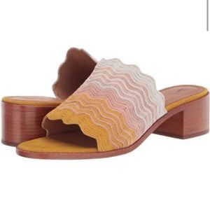 Frye Cindy Wave Honey Multi Mule